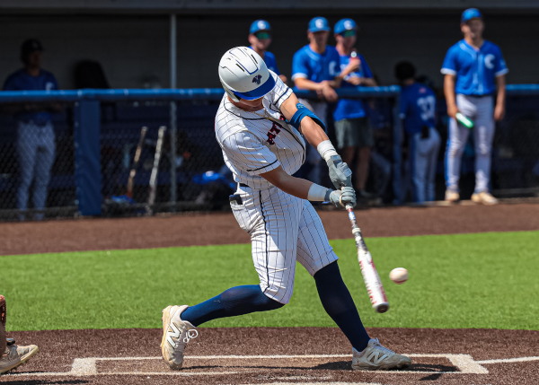 A Northwest Shoals student playing baseball.